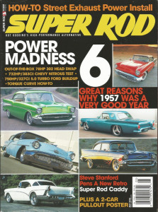 SUPER ROD 2003 MAY - BEL AIR, OLDS, T-BIRD, BUICK, FIESTA---ALL 1957s